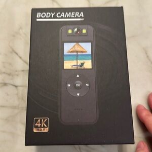 Body camera 4K HDR